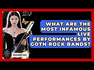 What Are The Most Infamous Live Performances By Goth Rock Bands? - Goth Music Vault