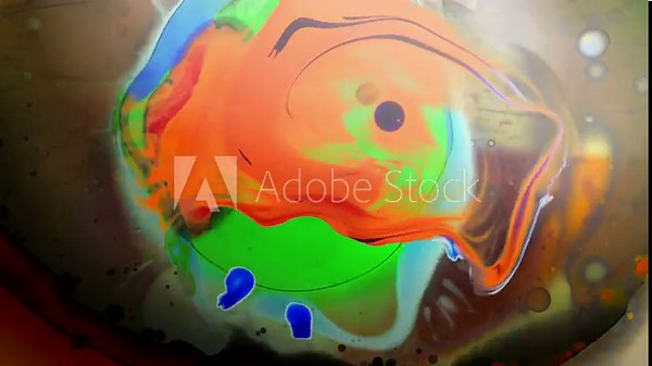 Authentic psychedelic liquid light show using the same methods as 1960's and 1970's projections at classic acid rock shows. Light art. 10 of 14 in a series that seamlessly connect.