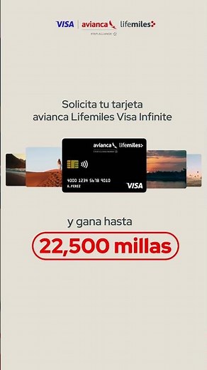 Tu nueva tarjeta con hasta 22,500 millas de bienvenida💳
