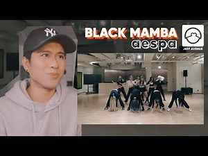 Performer Reacts to Aespa 'Black Mamba' Dance Practice