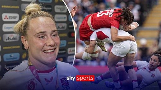 Women's Rugby World Cup: Red Roses' Meg Jones on going from 'worst year of my life' to 'surreal' World Cup triumph