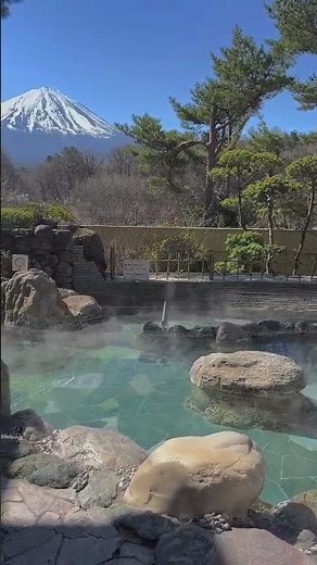 富士山を目の前にととのう大人の癒し温泉｜女子旅・一人旅におすすめ☝️ #旅行 #リラックス