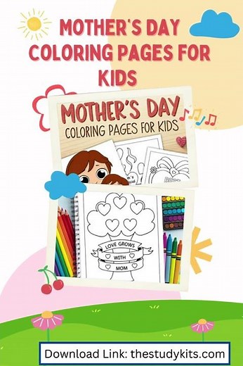Mother’s Day Coloring Pages for Kids – Mother’s Day Activity