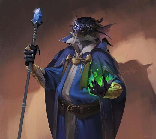 D&D 5e: Dragonborn Wizard Guide - Sage Gamers