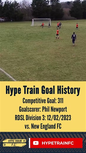 Hype Train FC Goal History: Goal 311 #shorts #football #soccer #veo #footballshorts #fyp #goals