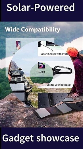 Solar-Powered Gadgets Showcase .#tech #greenenergy #solarenergy