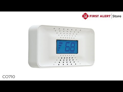First Alert Carbon Monoxide Alarm with Digital Display and 10-Year Sealed Battery - (CO710)