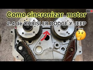 How to time a 2.4 engine on various Dodge Journey, Avenger, and Jeep models