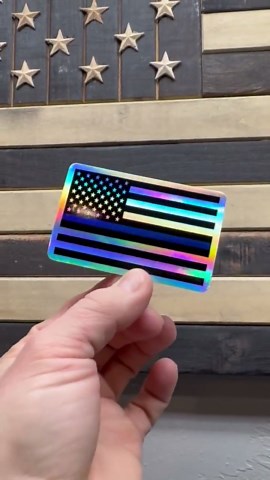 Retired Blue Line American Flag Sticker, Thin Blue Line Retired Decal, Police Retirement Sticker Law Enforcement Vinyl Decal, Patriotic Flag - Etsy