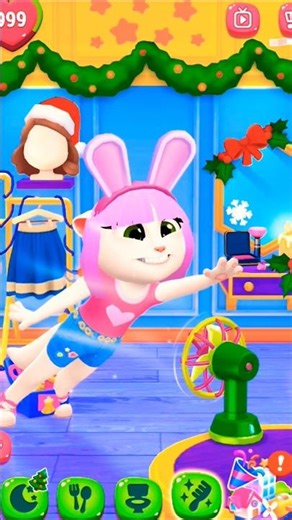 Angela Becomes Gazelle From Zootopia #mytalkingangela2 #trending #cosplay #shrots #games #angela