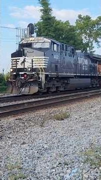 NS 4621 leads NS 271 with a nice sounding P3 horn, 8/19/2023 #railfanning #ac44c6m #norfolksouthern