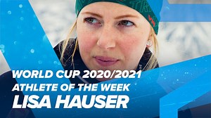 🇦🇹 Lisa Hauser scored her first ever career podium in the BMW IBU World Cup after she took 🥉 in the women sprint of Biathlon Oberhof. The Ski Austria Nordisch 🌠 backed up her performance with another top 3 in the pursuit of the next day and this gave her our award of "athlete of the week". Would she also be your choice? 🧐 ________ #athleteoftheweek #OBE21 #biathlon | Biathlonworld