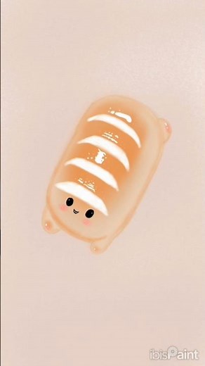 Cute Bread Drawing 🍞✨ #art #drawing #kawaii