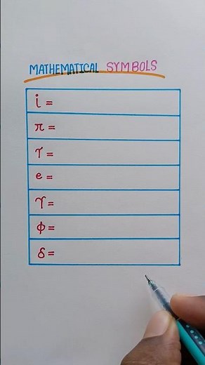 What Does Each Greek Letter Mean #symbols #greek #mathsymbols