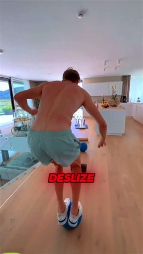 He woke up and did it without touching the ground.