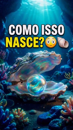 🐚😳 How Are Pearls Formed? 🤯 #Science #Nature #shorts