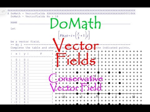 DoMath-Calculus : Vector Field No18