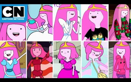 【Adventure Time/探险时光】泡泡糖公主Princess Bubblegum自出场以来的所有服装合集