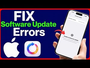 How to Fix Software Update Error iPhone