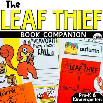 November Read Alouds - The Leaf Thief Book Companion lessons & Leaf Thief craft
