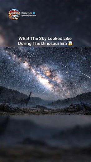 What the Sky looked like During the Dinosaur Era 🤯.#nobatidao