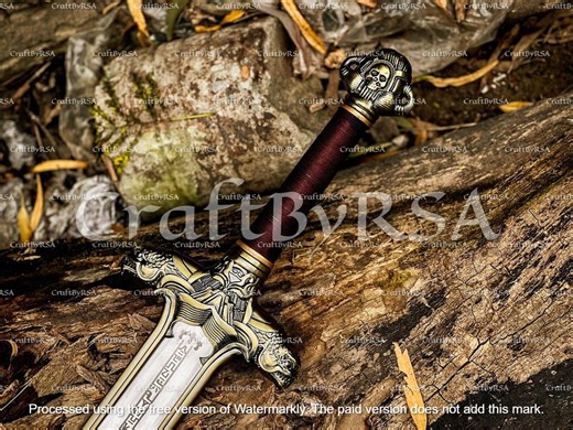 Handmade Conan Sword Replica With Wall Mount: Medieval Collectible - Etsy