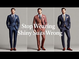 Shiny Suit - When You Should Wear One (Men Fashion Tips)