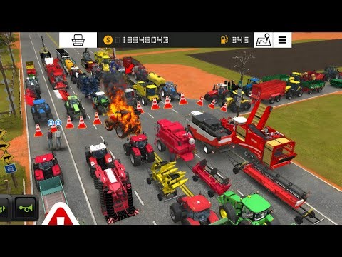 TRAFFIC JAM ON ROAD IN FS18 | Fs 18 Multiplayer - Farming Simulator 18 Grass Cutting Gameplay !#fs18