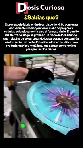 El truco que desconocías sobre la fabricación de discos de vinilo #curiosidades #musica