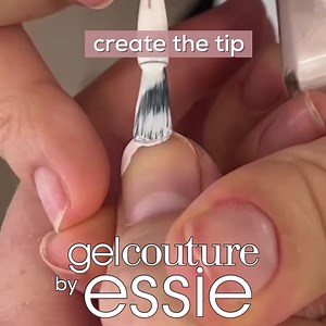 nail the french mani at home with essie gel couture long-lasting nail polish | essie