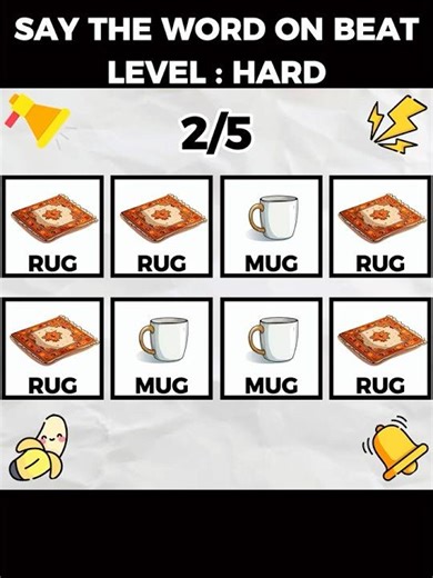 Is Your Brain Fast Enough? 🧠 Mug vs. Rug Challenge!