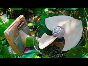 Restore old fan - Tutorialto restore the fan to its original stat - restoration antique fan old