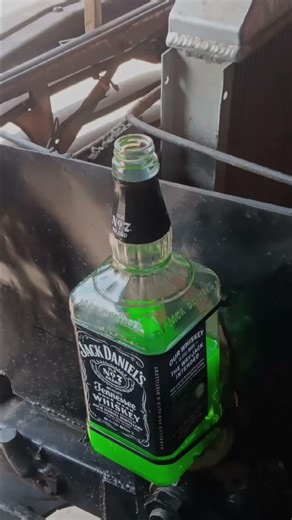 How to repair your overflow bottle on your rat rod. #jackdaniel #automobile #mechanic #ratrod