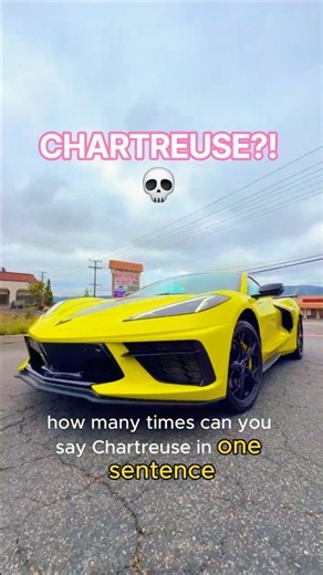 I Couldn’t Stop Saying CHARTREUSE 💀