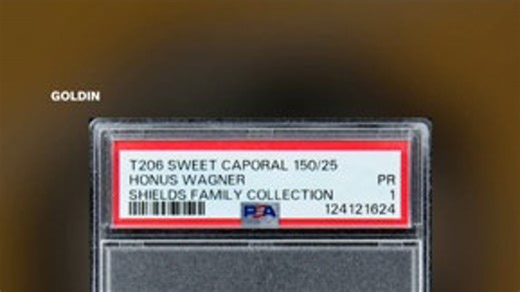 Rare Honus Wagner card sells for $5 million