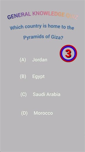 🌍 Can You Guess the Country? | Pyramids of Giza Quiz | General Knowledge Challenge