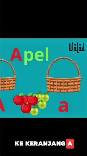 A UNTUK APEL | Belajar Huruf A PART 2 | Mengenal Huruf A Besar dan Kecil #aforapple