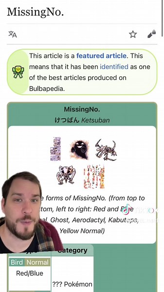 Exploring MissingNo: Type and Stats Beyond the Glitch