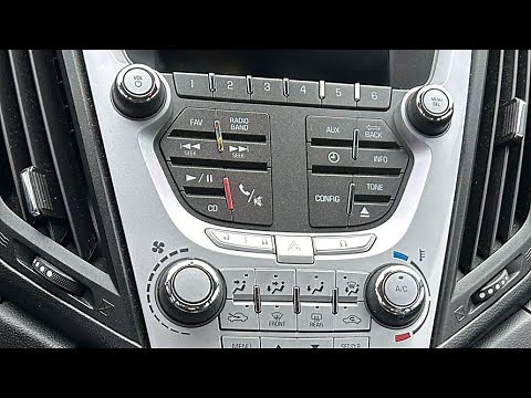Replacing hvac controller and module|chevy equinox