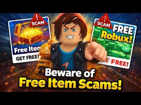Don’t Play These “Free Item” Roblox Games… (SCAM ALERT)