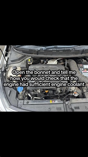 Checking Engine Coolant Levels: Show Me Tell Me Questions