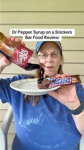Too sweet? Dr Pepper Syrup and Snickers Food Review #drpepper #snickers #foodreviews