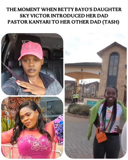 Nairobi_Juice on Instagram: "The Moment when Betty Bayo's daughter Sky Victor introduced her Dad Pastor Kanyari to her other dad (Tash)"