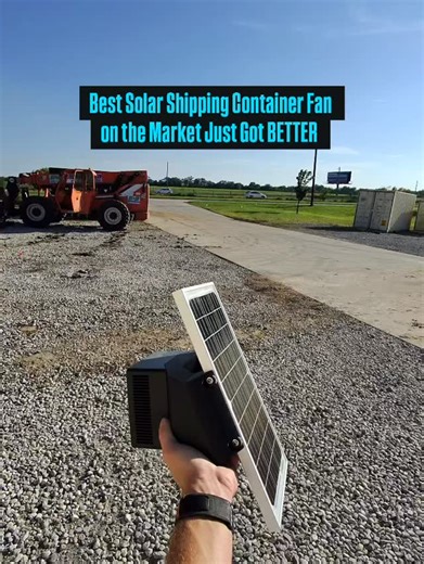1.8K views · 132 reactions | Best Solar Shipping Container Fan on the Market Just Got BETTER #solar #simpleshippingcontainers | Simple Shipping Containers | Facebook