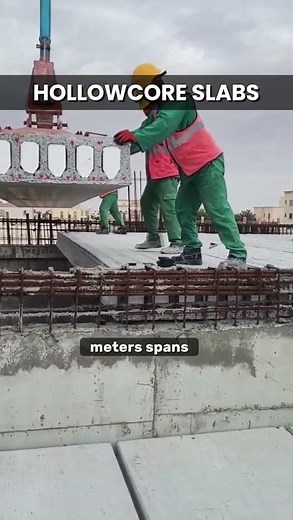 Hollowcore Slabs Explained: Spans Up to 22 Meters Without Beams!