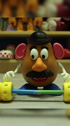 Mr. Potato Head Toy Story Stop Motion Strange Things | #shorts #stopmotion #funny #mrpotatohead