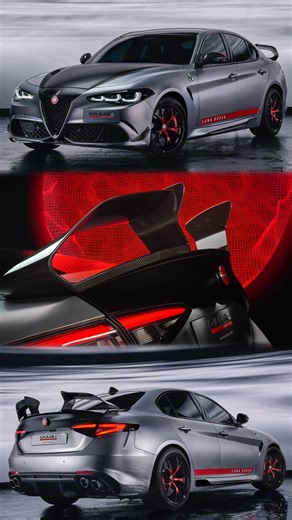 Alfattitude® on Instagram: "Introducing the Alfa Romeo Giulia Quadrifoglio Luna Rossa! From the high seas to a winding road near you! 🚀🍀"