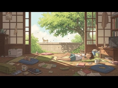 [Summer Night ASMR] Peaceful Memories of Childhood 🌙 | Relaxing Nature Sounds for Sleep & Focus