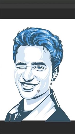 How I Create Vector Portraits – Quick Tutorial! #shorts