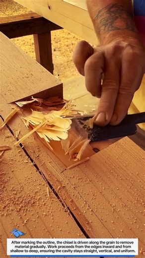 Making Square Mortises with a Wood Chisel